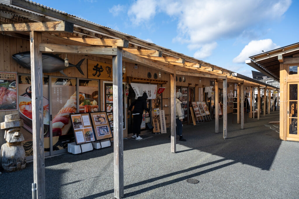 Minamisanriku Sun Sun Shopping Village in Miyagi, rebuilt after the 2011 Japan tsunami