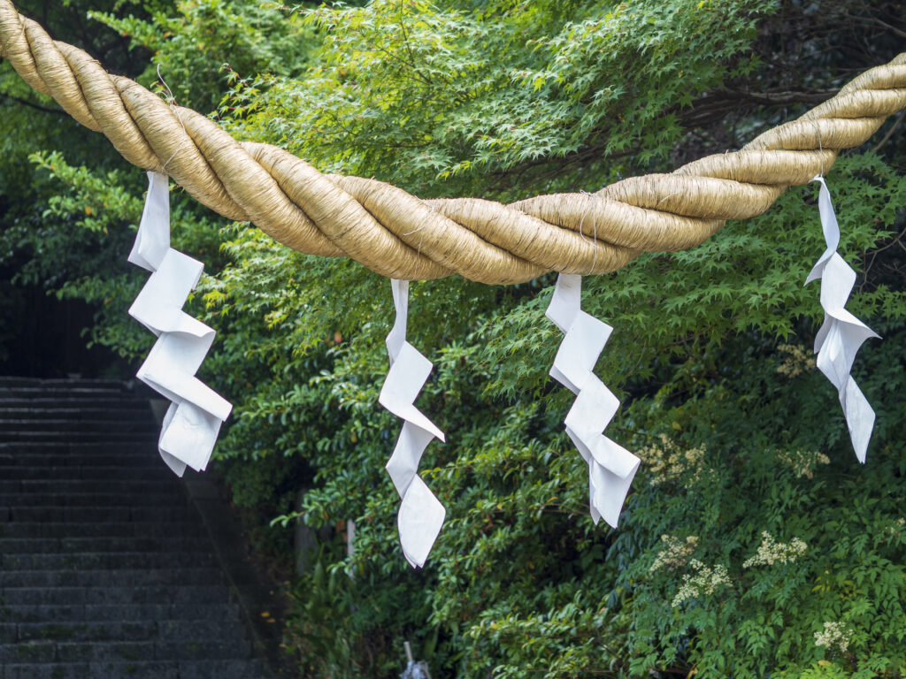 a sacred straw rope