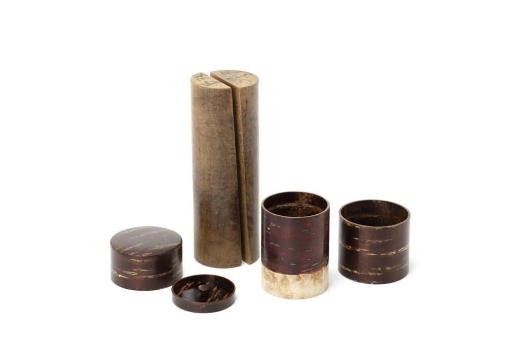Wooden molds used for Kabazaiku
